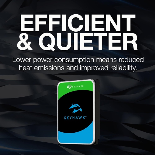 Seagate Skyhawk 6TB Video Internal Hard Drive HDD – 3.5 Inch SATA 6Gb/s 256MB Cache for DVR NVR Security Camera System with in-House Rescue Services