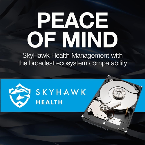 Seagate Skyhawk 6TB Video Internal Hard Drive HDD – 3.5 Inch SATA 6Gb/s 256MB Cache for DVR NVR Security Camera System with in-House Rescue Services