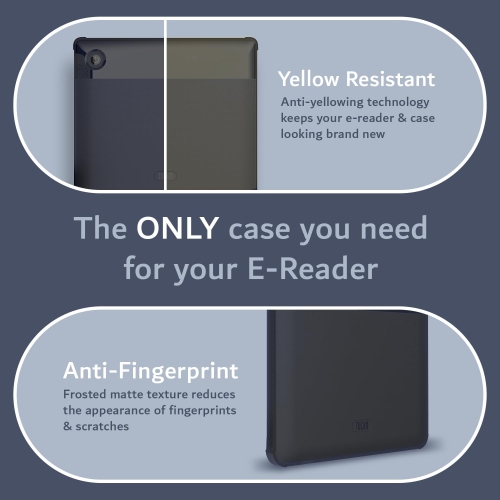 TUDIA SKN Kobo Libra 2 Case Clear Case - Frosted Blue