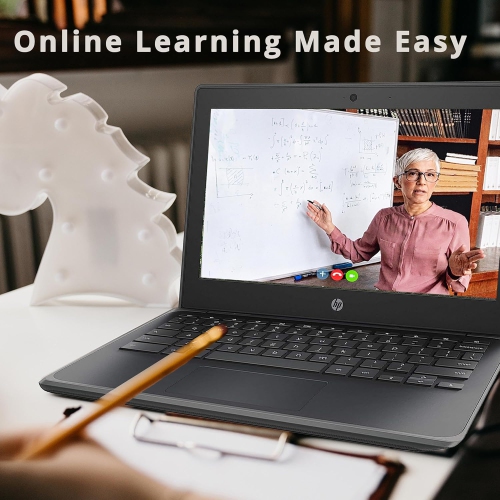 HP Chromebook 11.6" HD Anti-glare Laptop, AMD A4-9120C, 32GB eMMC, 4GB RAM, AMD Radeon R4 Graphics, Full Size Keyboard, HD Webcam, WiFi 5, Chrome OS,