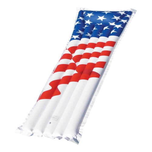 78" Water Sports Inflatable Americana American Flag Swimming Pool Air Mattress
