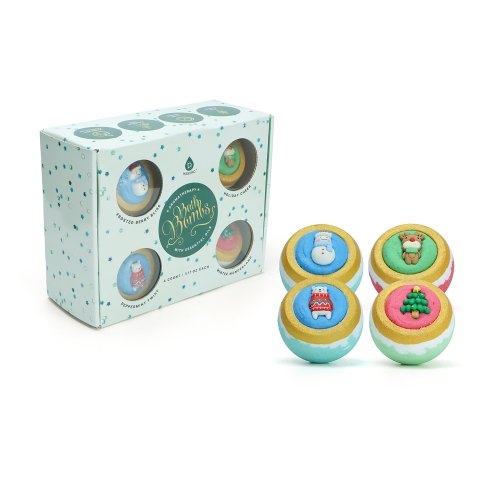 PURSONIC  Happy Holidays Aromatherapy Bath Bombs