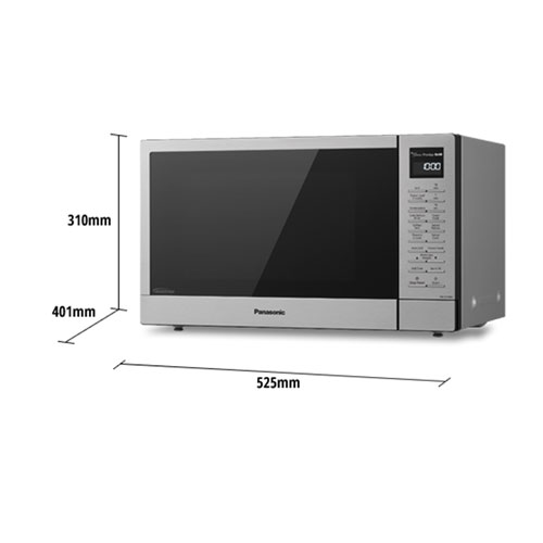 Micro-ondes/four à griller à convection avec Inverter de 1,1 pi³ Genius de Panasonic - Argenté