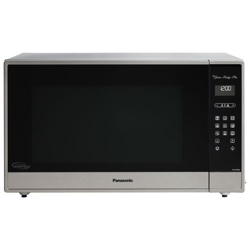 Panasonic Genius Prestige Plus 2.2 Cu. Ft. Cyclonic Inverter Microwave - Stainless Steel