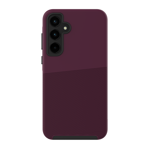 AXS PROTECH – Étui antichoc double couche avec durabilité de qualité militaire pour Samsung Galaxy A35 | Sangria