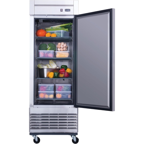 New Air Commercial 27″ 21 Cu. Ft. Single Door REFRIGERATOR - Stainless Steel