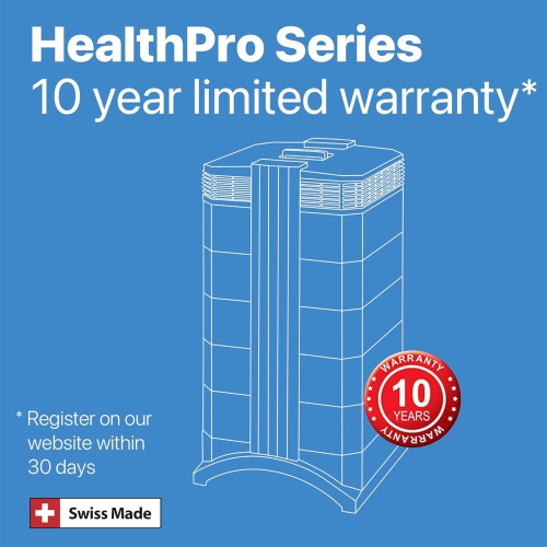 IQAir HealthPro Plus XE Air Purifier - Smart HyperHEPA Filtration for Large Rooms up to 1125 sq ft - Viruses, Allergens, Smoke, Mold, Dust, Pet