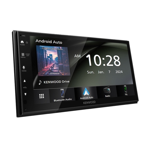Kenwood - Digital Multimedia Receiver with 6.8" Touch Screen, For Car, Black