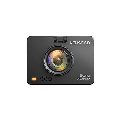 Kenwood DRV-A610WDP 2-Channel Compact 4K HD Dash Camera with 2" Display, Wi-Fi, and GPS — includes Rear-View Cam
