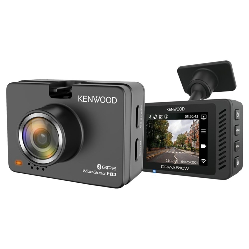 Kenwood DRV-A510W HD Dash Cam with 2" Display, GPS and Wi-Fi