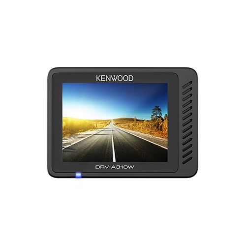 Kenwood DRV-A310W HD Dash Cam with 2" Display, GPS, and Wi-Fi