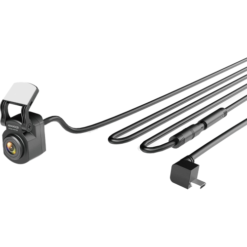 JVC - Optional Rear View Camera for Dash-Cam DRV-A310W and DRV-A510W, Waterproof, Black