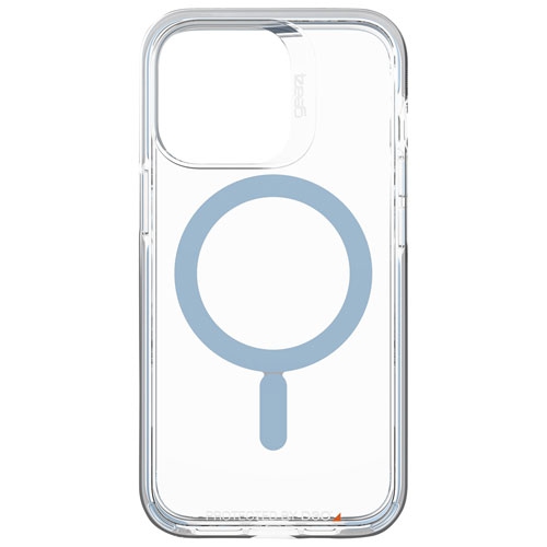 Gear4 Santa Cruz Snap Fitted Soft Shell Case with MagSafe for iPhone 13 - Blue/Clear