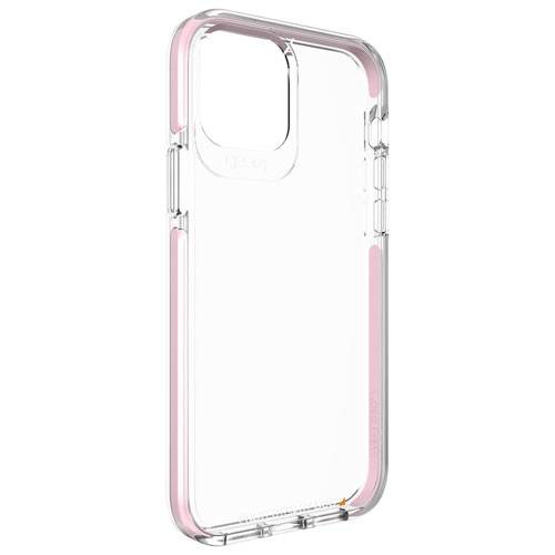 GEAR4  Crystal Palace D3O Fitted Hard Shell Case for Iphone 12/12 Pro - Pink/clear