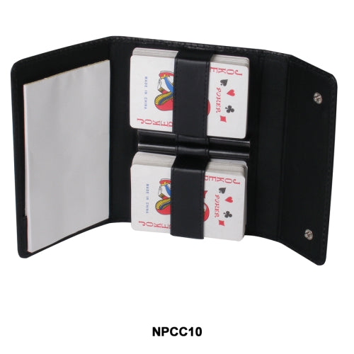 Porte-cartes en cuir nappa – noir