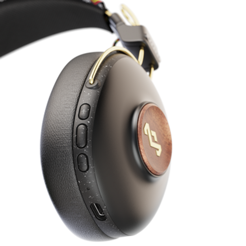 The House of Marley Positive Vibration Frequency Bluetooth Over-Ear Headphones - Rasta