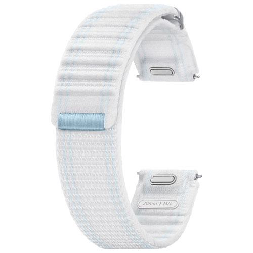 Samsung Fabric Adjustable Band for Galaxy Watch - Medium / Large - Blue White