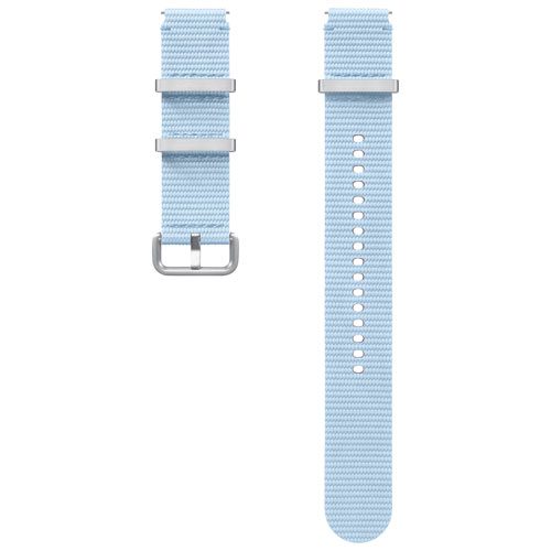 Bracelet en tissu de Samsung pour montre Galaxy Watch - Moyen/Grand - Bleu ciel