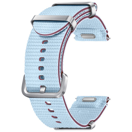 Bracelet en tissu de Samsung pour montre Galaxy Watch - Moyen/Grand - Bleu ciel