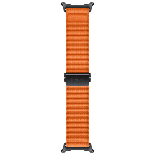 Bracelet en tissu X2 Trail de Samsung pour montre Galaxy Watch - Moyen/Grand - Orange