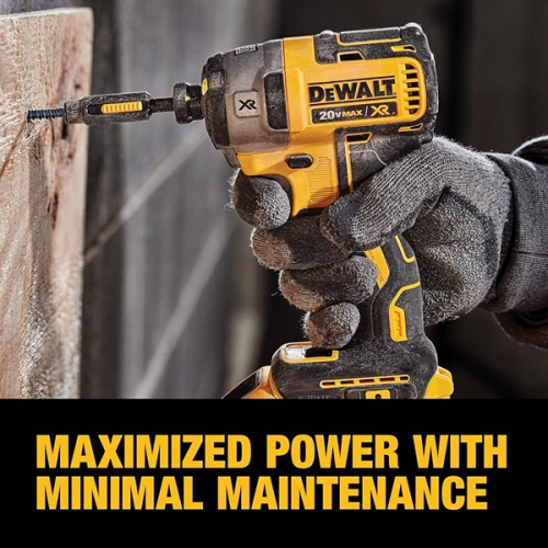DEWALT 20.32 x 7.62 x 14.94 cm Max XR Impact Driver 20V Black Yellow