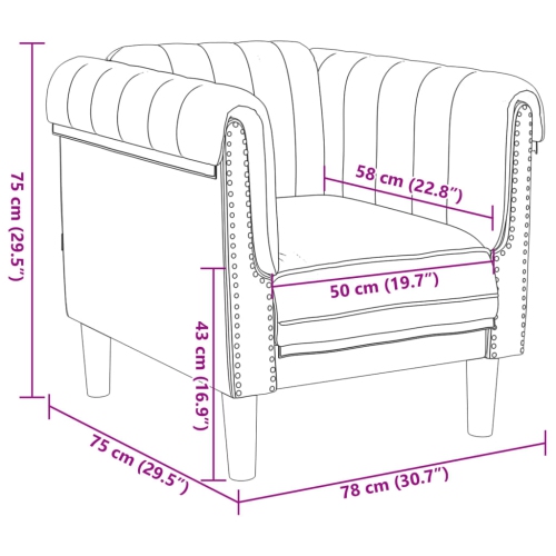vidaXL 3 Piece Sofa Set Brown Velvet