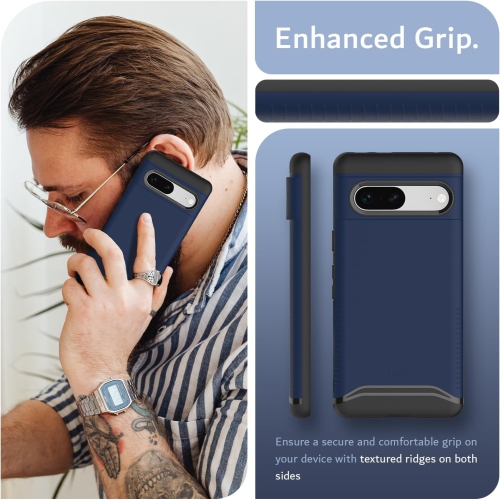 TUDIA Merge Google Pixel 7 Case Dual Layer - Indigo Blue