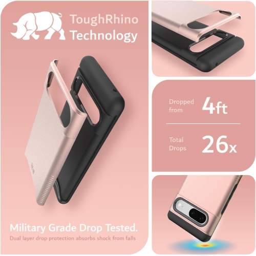 TUDIA Merge Google Pixel 7 Case Dual Layer - Rose Gold