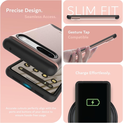 TUDIA Merge Google Pixel 7 Case Dual Layer - Rose Gold