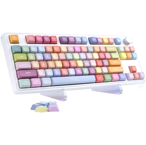 PBT Keycaps 133 Keys XDA Profile Five-Sided Dye-Sub Keycaps Set, fit for 61/64/68/84/87/96/98 Cherry Mx Switches ISO ANSI Layout Mechanical Keyboard