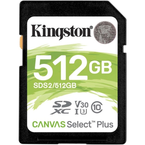 Kingston SDS2 Canvas Select Plus SD Card For HD 1080p And 4K Video Cameras