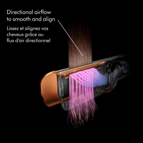 Image 3 of 8.. Refurbished Dyson Official Outlet - Dyson Airstrait Hair Straightener, Nickel/Copper