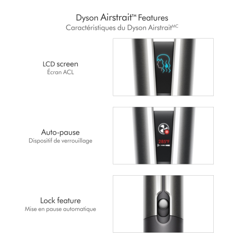 Image 8 of 8.. Refurbished Dyson Official Outlet - Dyson Airstrait Hair Straightener, Nickel/Copper