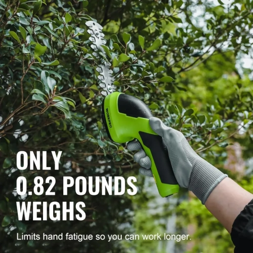 7.2V 2-in-1 Cordless Grass Shear/Hedge Trimmer, Handheld Shrubbery Trimmer with Charger