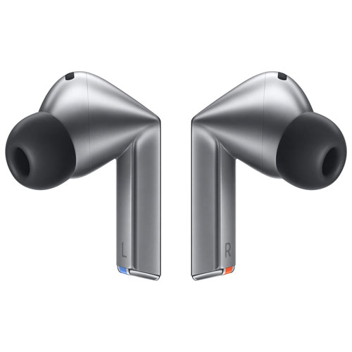 Écouteurs boutons 100 % sans fil à suppression du bruit Galaxy Buds3 Pro de Samsung - Argenté