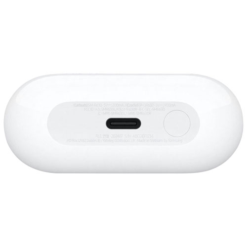 Écouteurs boutons 100 % sans fil à suppression du bruit Galaxy Buds3 Pro de Samsung - Blanc