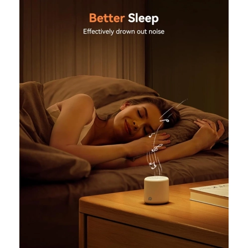 Dreamegg White Noise Machine – Portable Sound Machine for Baby and Adult, Travel-Friendly, 16 Soothing Sounds, Rechargeable, Mini Sound Machine for