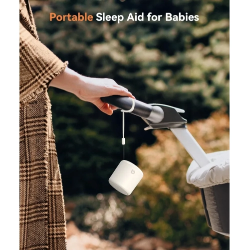 Dreamegg White Noise Machine – Portable Sound Machine for Baby and Adult, Travel-Friendly, 16 Soothing Sounds, Rechargeable, Mini Sound Machine for