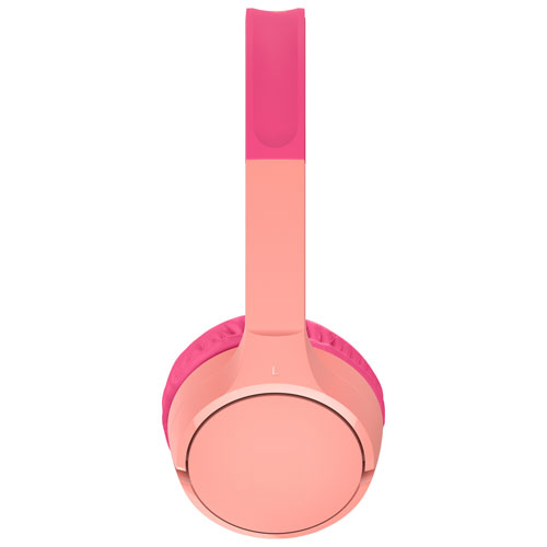 Casque d'écoute Bluetooth SoundForm Mini Kids de Belkin - Rose