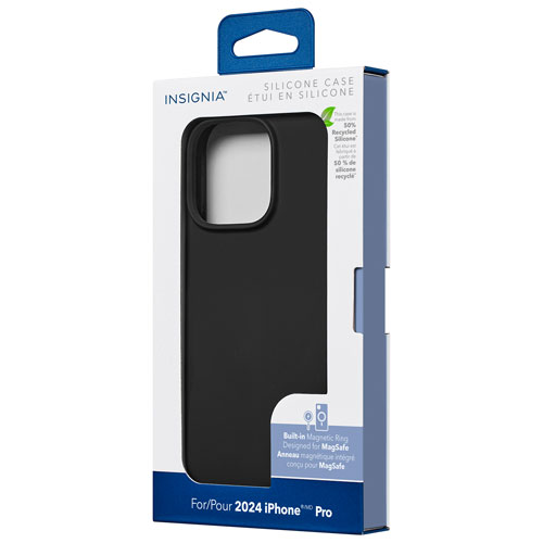 Insignia Fitted Soft Shell Case for iPhone 16 Pro - Black - Only at Best Buy