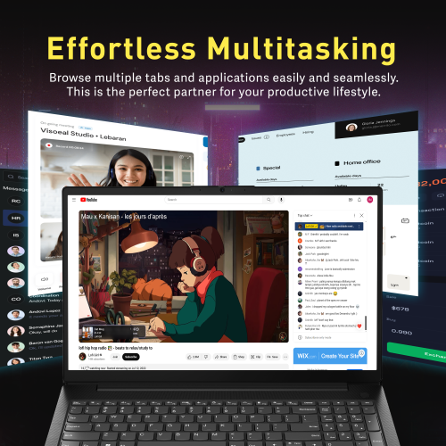 Lenovo V15 Gen 4 15.6" FHD Business Laptop, Intel i5-13420H, 1.28TB Storage, 16GB RAM, Intel UHD Graphics, Webcam, Num Pad, Win 11 Pro, Black