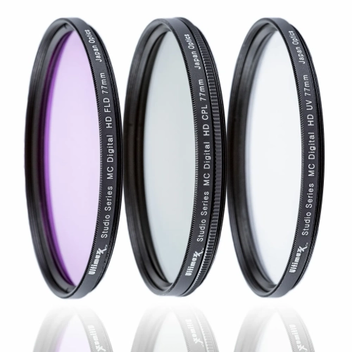 ULTIMAXX  3 Piece Multi Coated HD Filter Kit 58MM (Uv, Cpl, Fld)