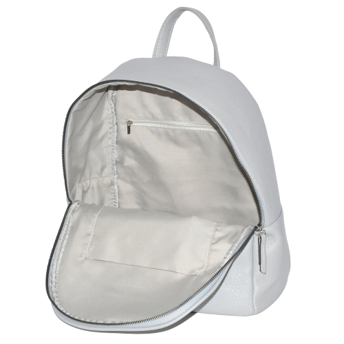 BACKPACK WITH FRONT ZIPPER POCKET - blush