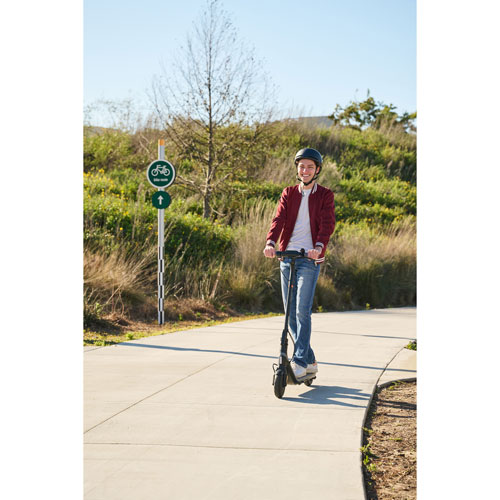 Remis à neuf - Trottinette électrique pour adultes Ninebot KickScooter E2 de Segway (moteur de 450 W/autonomie de 25 km/vitesse maximale de 20 km/h)