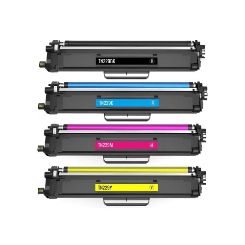 TONER4U  - 4 Color (K, C, M, Y) Tn-229 Compatible for Brother Tn229Xl Toner Cartridge Hl-L3220CDw L3280CDw L3295CDw Hl-L3300CDw L8245CDw Mfc-L3720CDw
