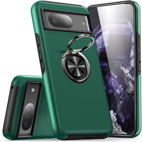 XCRS Google Pixel 8A 2024 Case, Swirl Rotating, Dual Layered Slim Design Armor Protection Cover