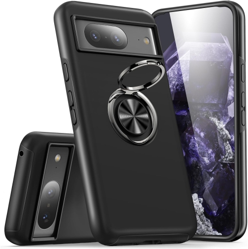 XCRS Google Pixel 8A 2024 Case, Swirl Rotating, Dual Layered Slim Design Armor Protection Cover