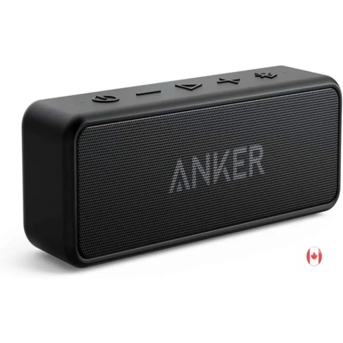 Haut-parleur Bluetooth portatif Soundcore 2 d'Anker - son stéréo 12&nbsp;W, Bluetooth 5, BassUp, étanche IPX7, temps de jeu de 24 heures jumelage