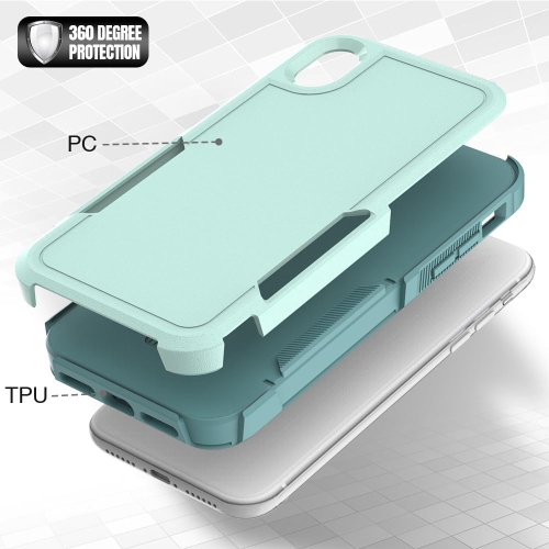 XCRS Apple iPhone XR Case Dual Layered Comm Rugged, Heavy Duty, Tuff Cover