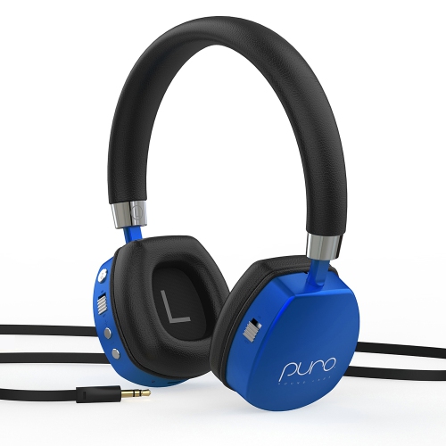 Puro Sound Labs PuroQuiet Plus Volume Limited On-Ear Active Noise Cancelling Bluetooth Headphones for Kids with Built-in Microphone–Safer Sound